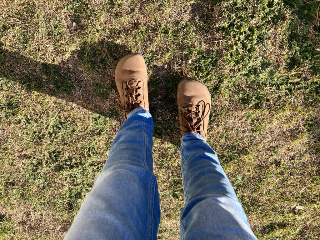 image of jeans and freet elgon shoes