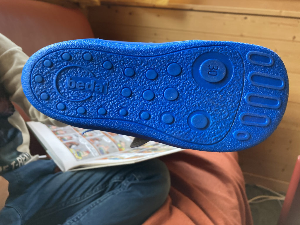 Beda Barefoot de niños canvas plimsolls