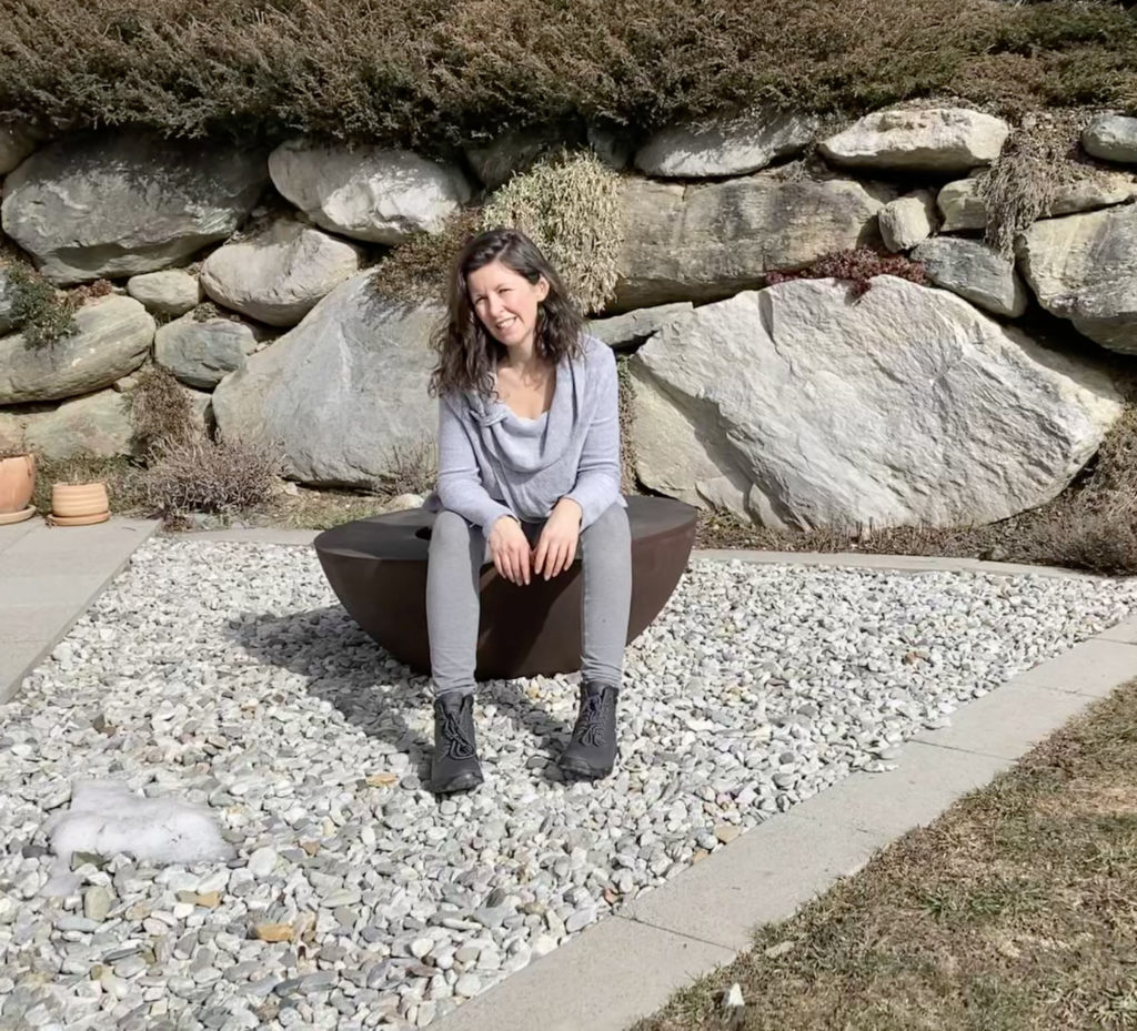 woman wearing barefoot boots